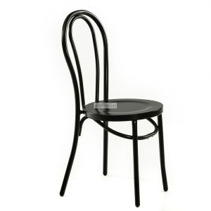 Chaise bistro alu noir