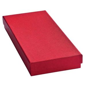 12 botes cadeaux rouges 20.7 x 9.3 x 3.7 cm