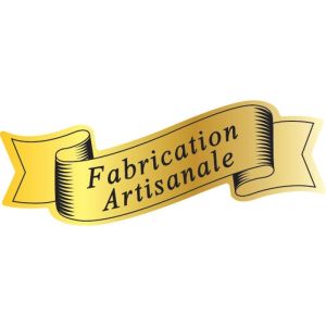 500 tiquettes cadeaux adhsives fabrication artisanale 2 x 5.2 cm