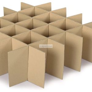 Carton pour 12 pots 37 cl croisillon 3 x 4  cases