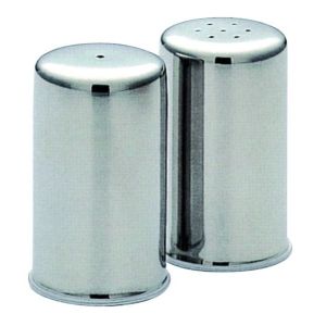 Saliere et poivriere inox