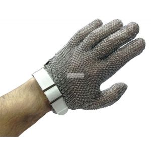 Gant de protection fischer en cotte de maille inox