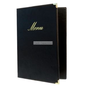 5 protge-menus classique noir