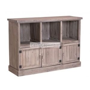 Buffet bas hritage 3 cases 3 portes 119 x 39 x 80 cm