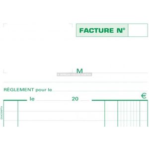 50 feuillets dupli manifold factures 21 x 13,5 cm