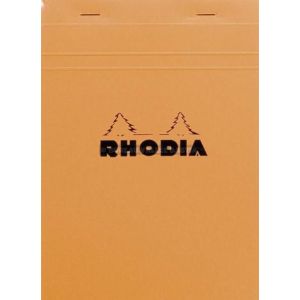 Bloc agraf rhodia 80 pages orange n16 petits carreaux