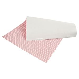 Papier boucherie vichy rose 25 x 32