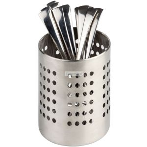 Pot  couverts en inox trou 12 x 13.5 cm